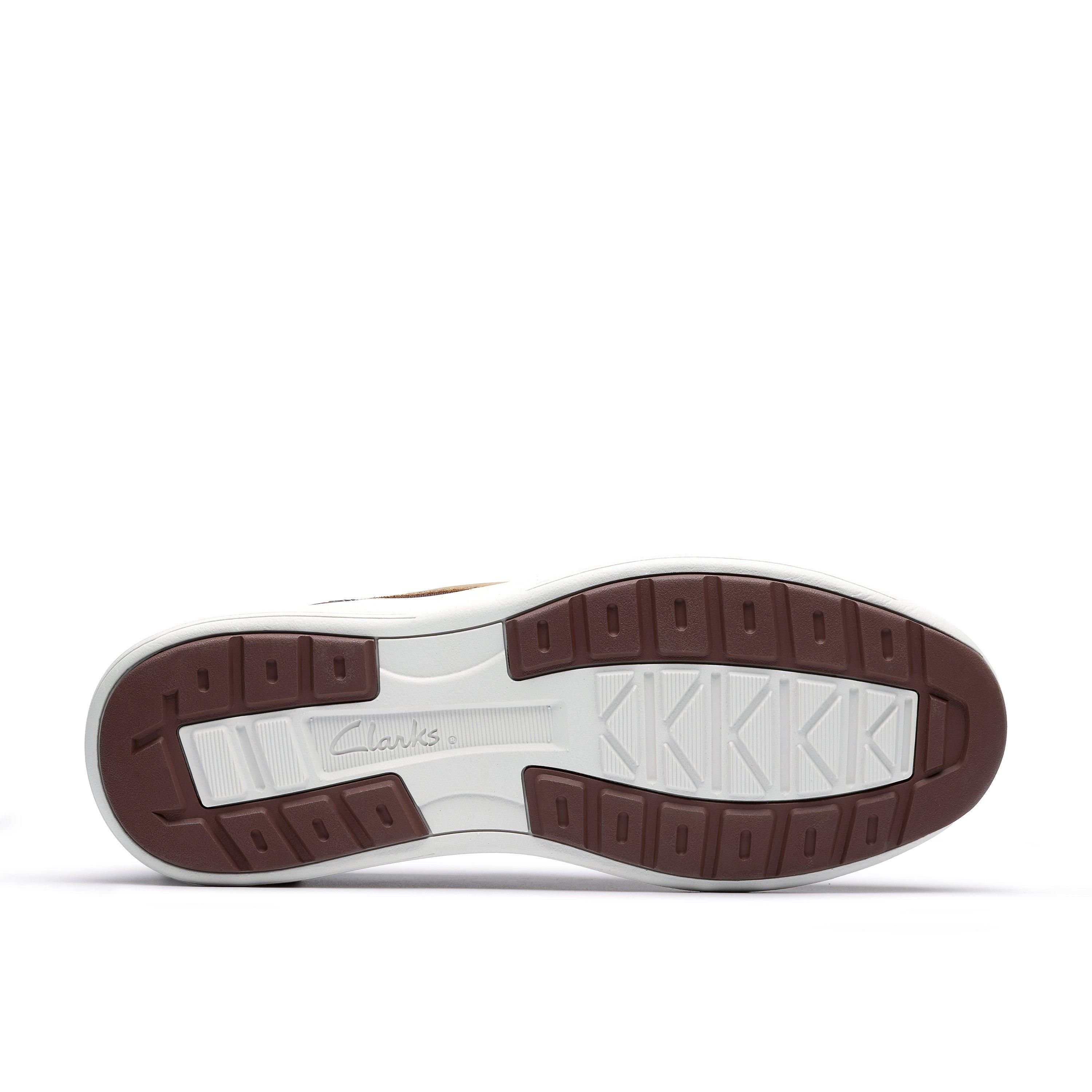 Clarks Clarks Men's Craftwell Step Light Brown Leather Slip Ons - 4