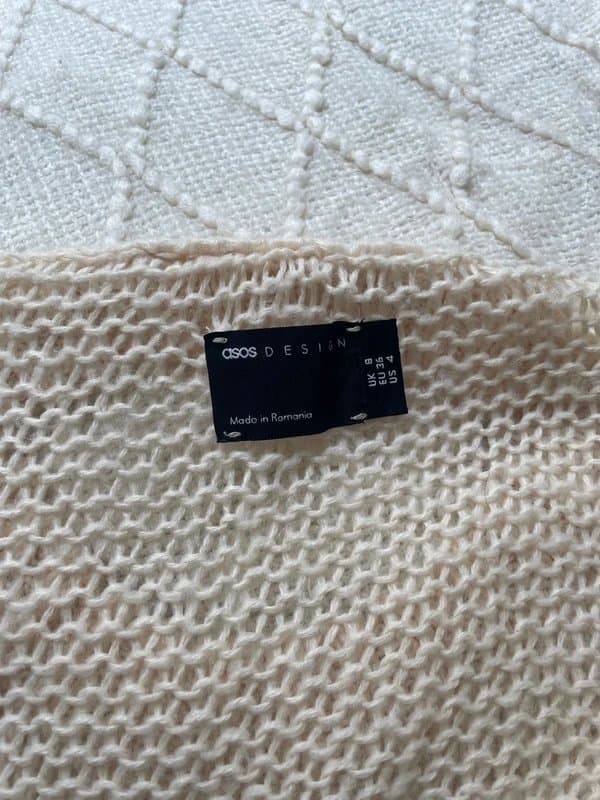 ASOS ASOS butter yellow loose knit jumper