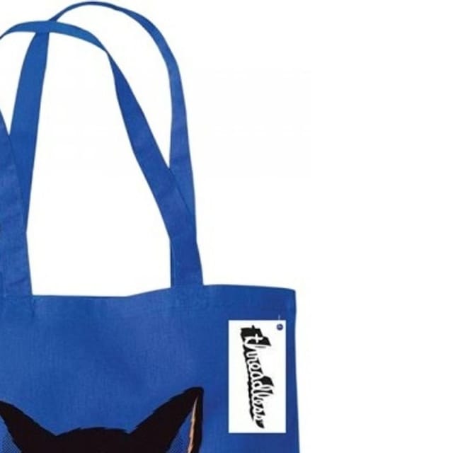 Tobe Fonseca Tobe Fonseca Men's Cat Tarot Death Tote Bag in Blue - 2