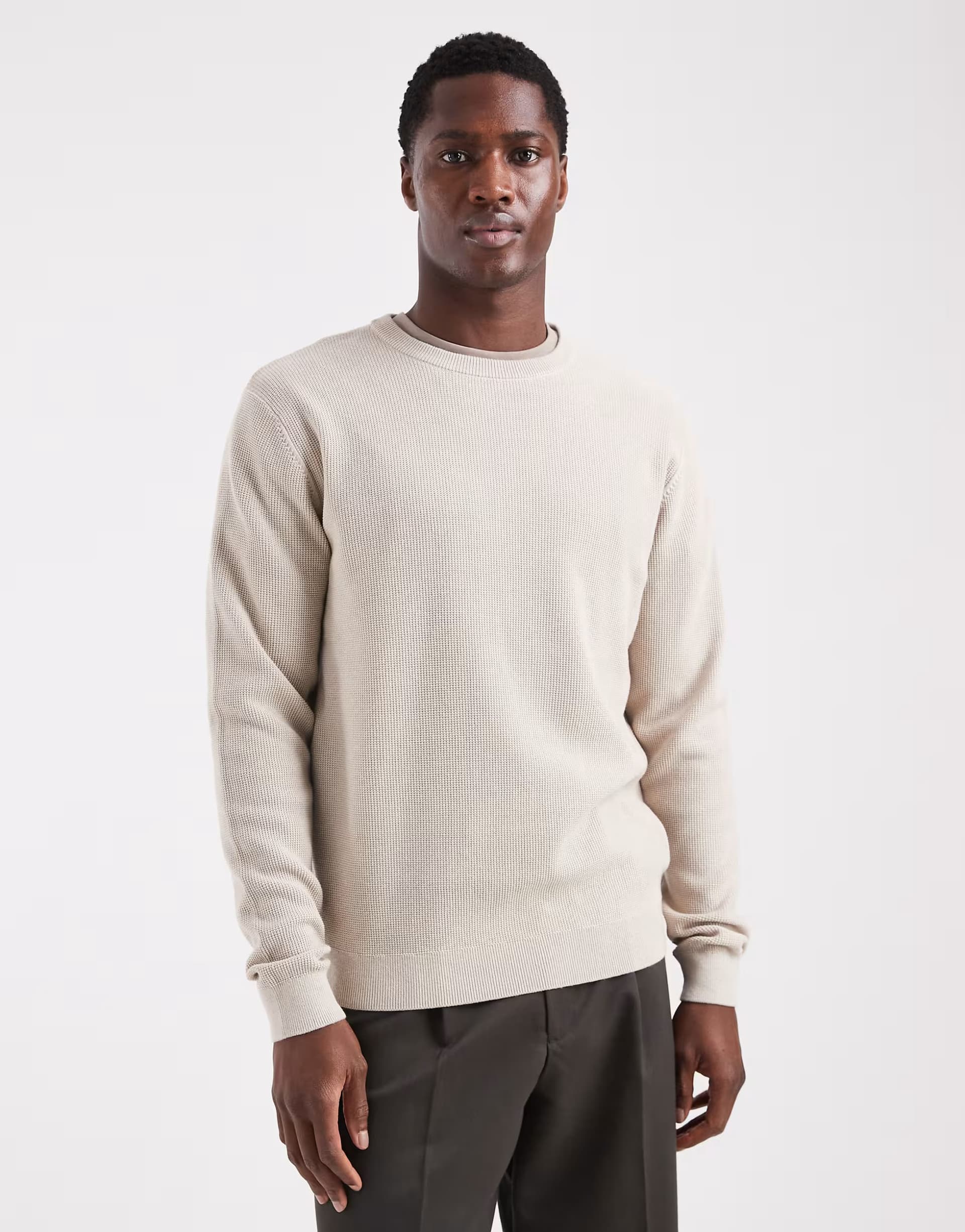 ASOS New Look jumper in pale grey