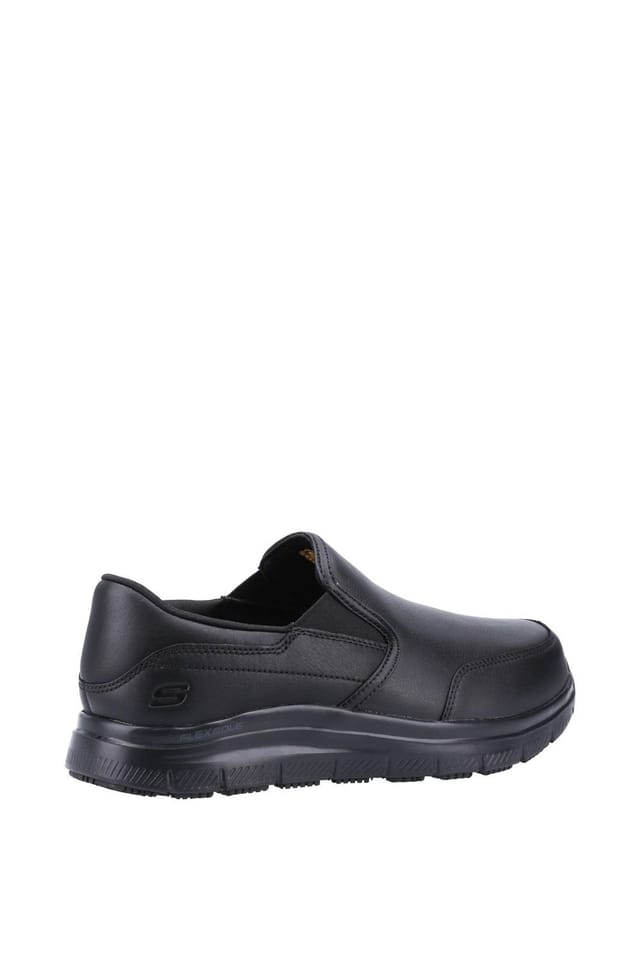 Skechers Skechers Men's 'Bronwood Wide' Leather Occupational Footwear in Black - 2