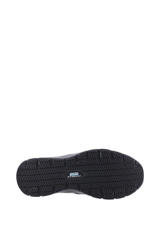 Skechers Skechers Men's 'Bronwood Wide' Leather Occupational Footwear in Black - 3