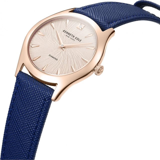 Kenneth Cole Kenneth Cole Women's KCWLA2236103 Classic 34mm Quartz Watch in Blue - 3