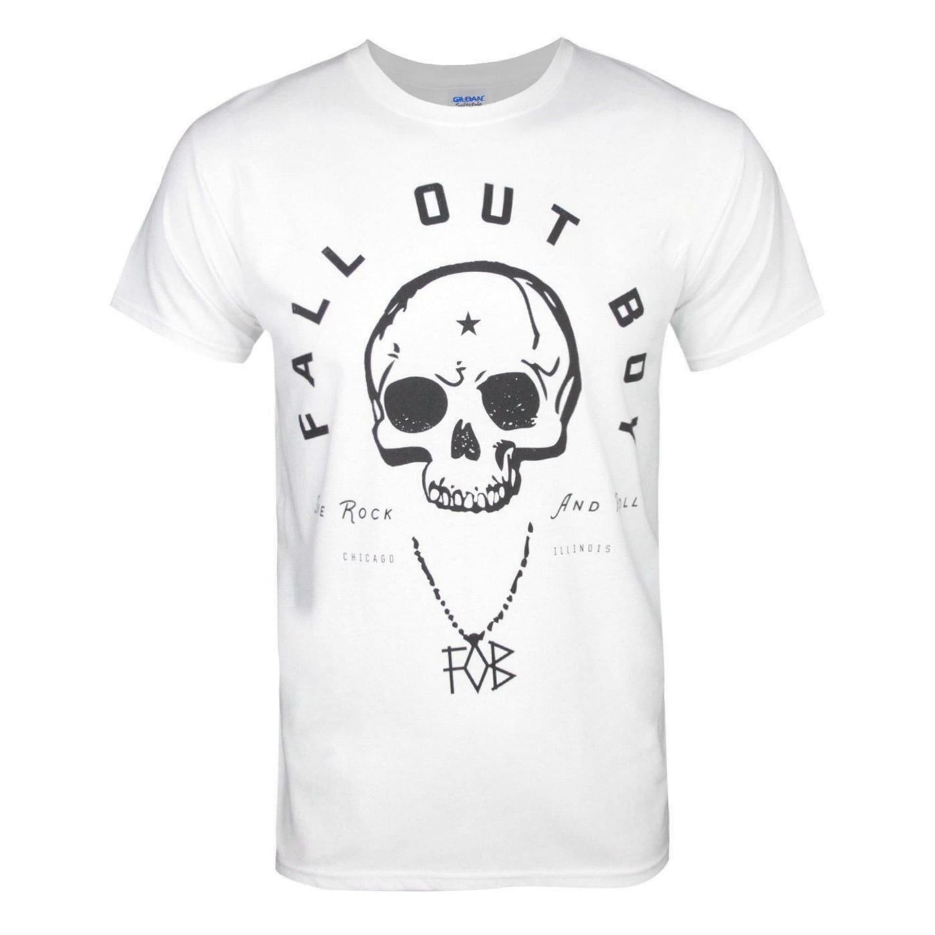 Fall Out Boy Fall Out Boy Men's Short Sleeved T-Shirt | White | Official Merch
