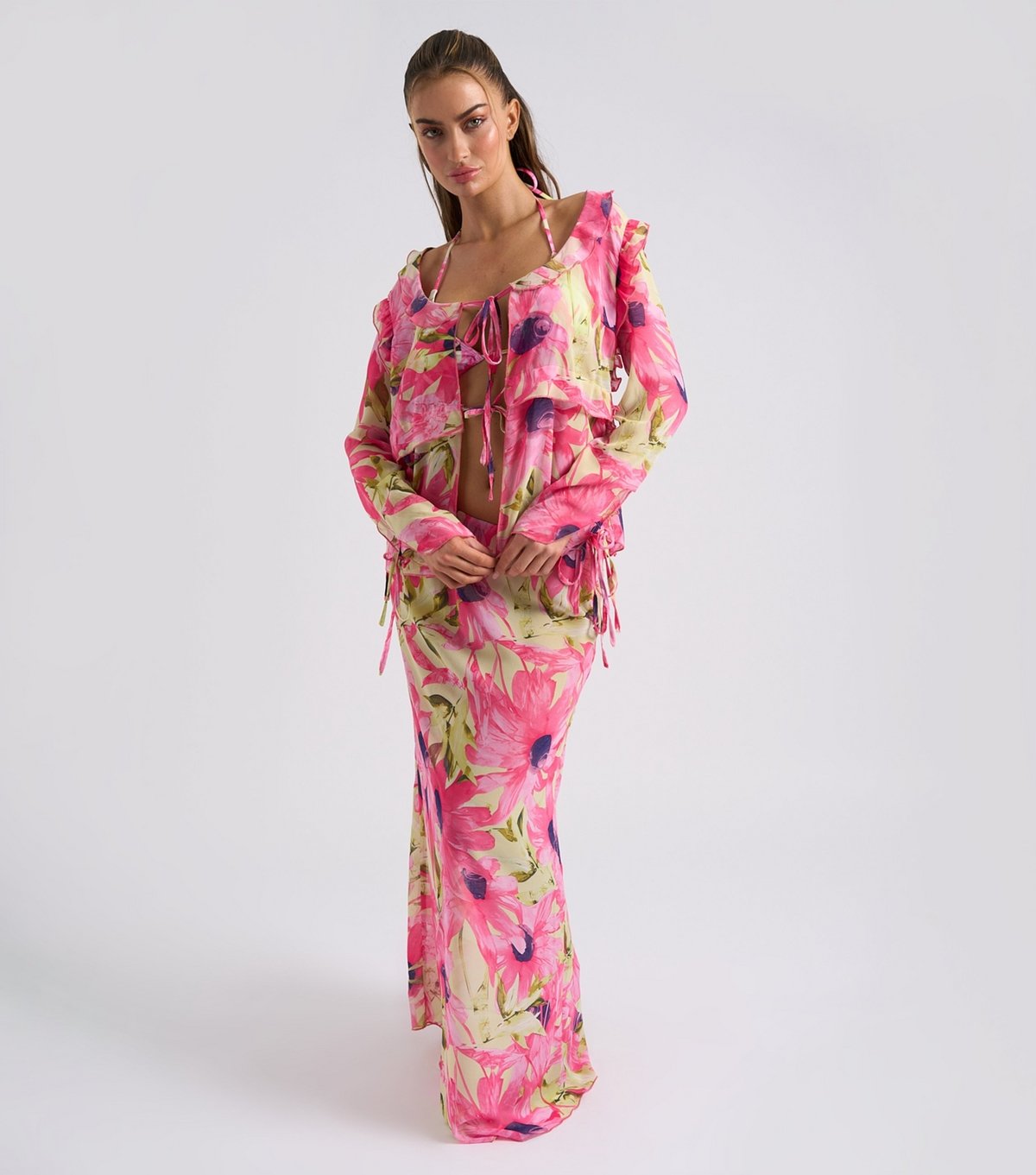 Urban Bliss Women's Floral Beach Maxi Skirt Urban Bliss New Look - 4