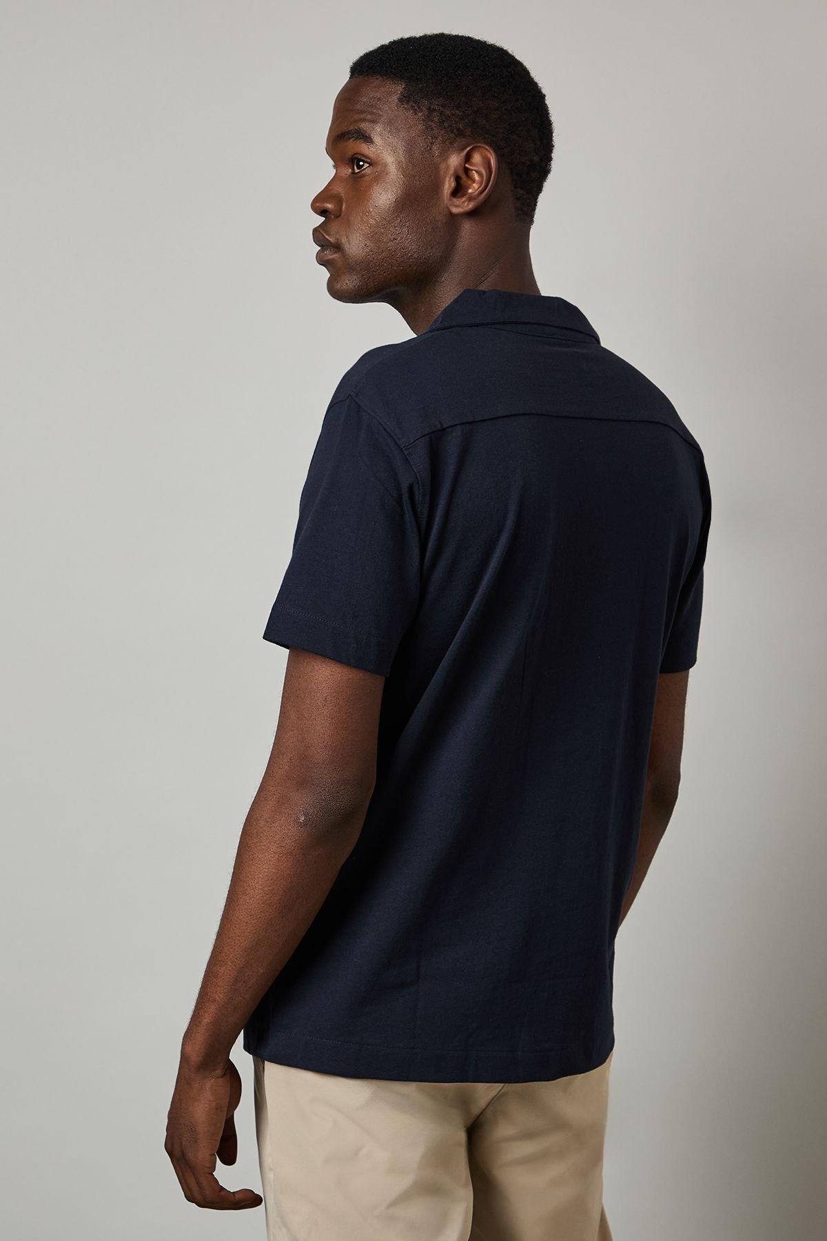 Burton Burton Men's Navy Sunset Logo Short Sleeve Shirt - 3