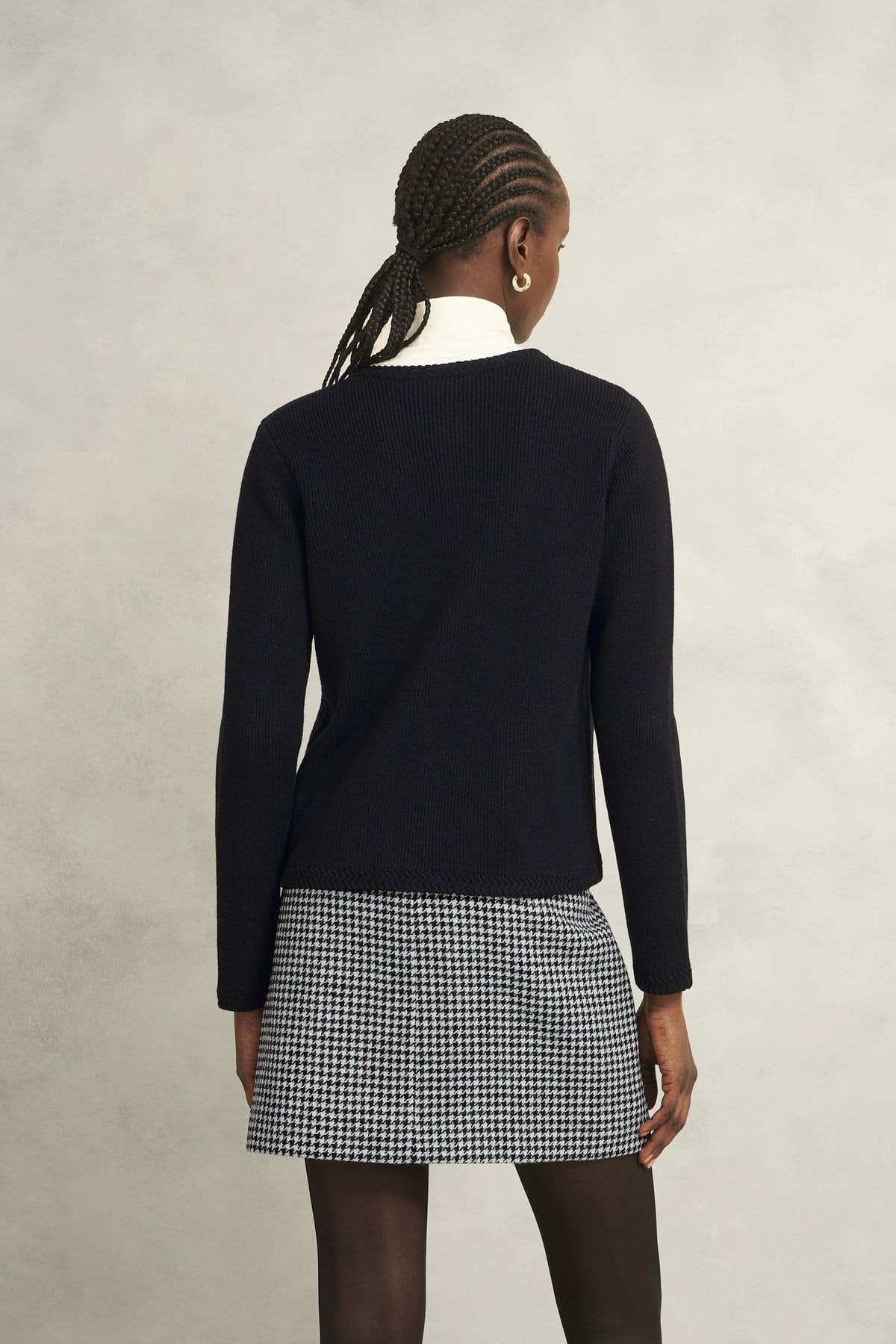 Hobbs London Hobbs London Women's Simona Knitted Jacket in Black - 4
