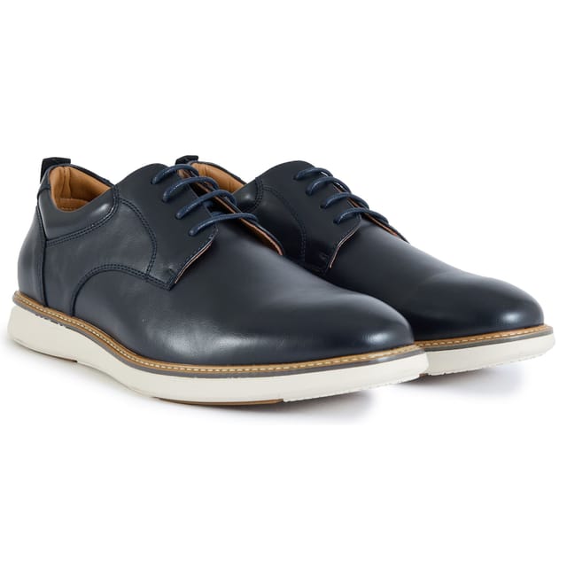 V.GAN V.GAN Men's Quinoa Leisure Derby Shoes in Blue - 2