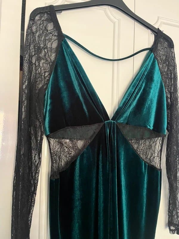 ASOS Velvet lace dress