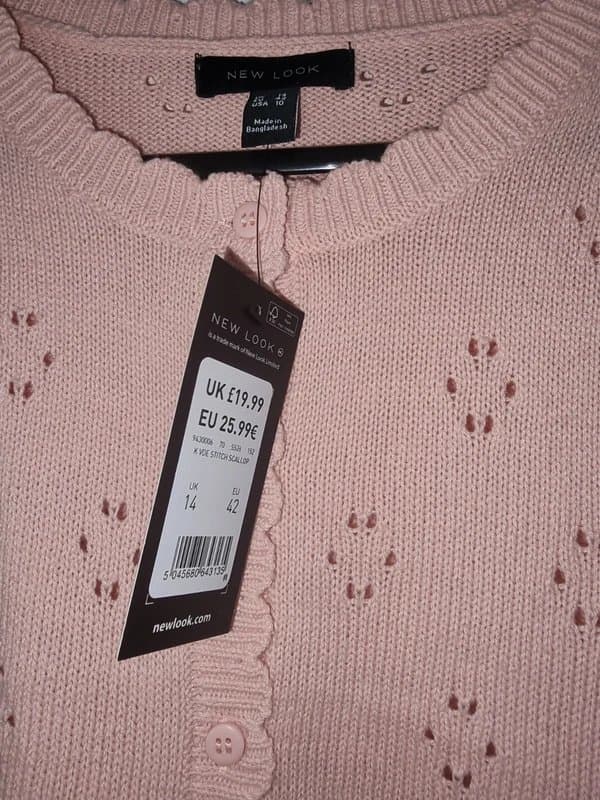 New Look Brand new with tags Ladies New Look Button up size 14 knit vest size
