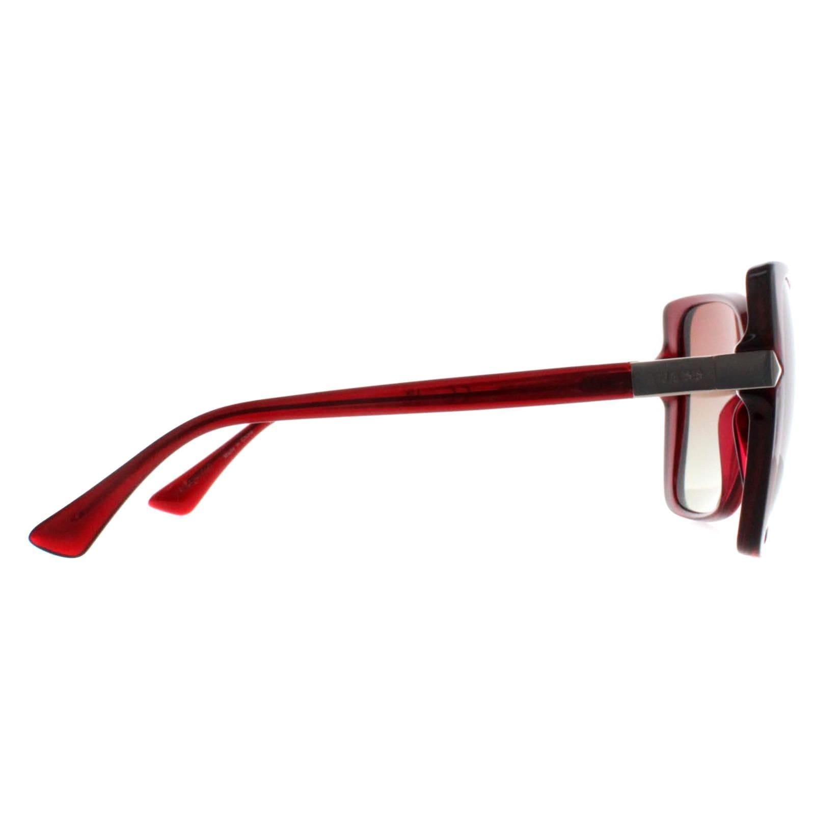 GUESS Guess Women's Butterfly Shiny Bordeaux Brown Gradient GU7820 in Red - 4