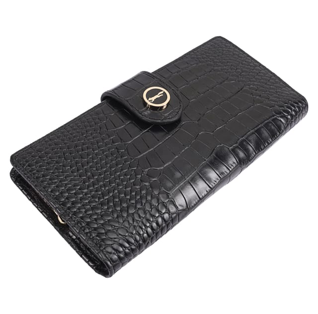 Paul Costelloe Paul Costelloe Women's Lana Leather Purse in Black - 3