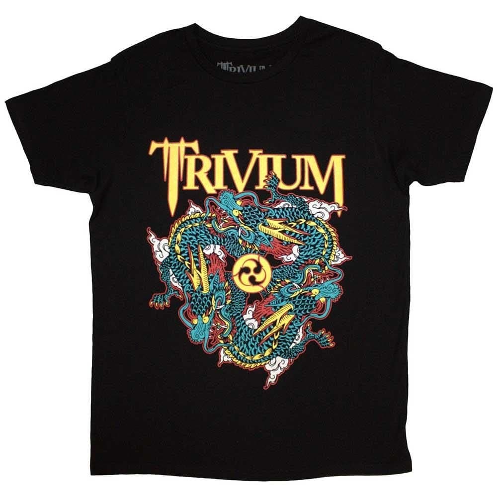Trivium Trivium Men's Dragon Circle Pit T-Shirt in Black