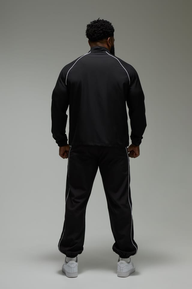 Training Dept. Training Dept. Men's Training Dept Woven Track Jacket in Black - 2