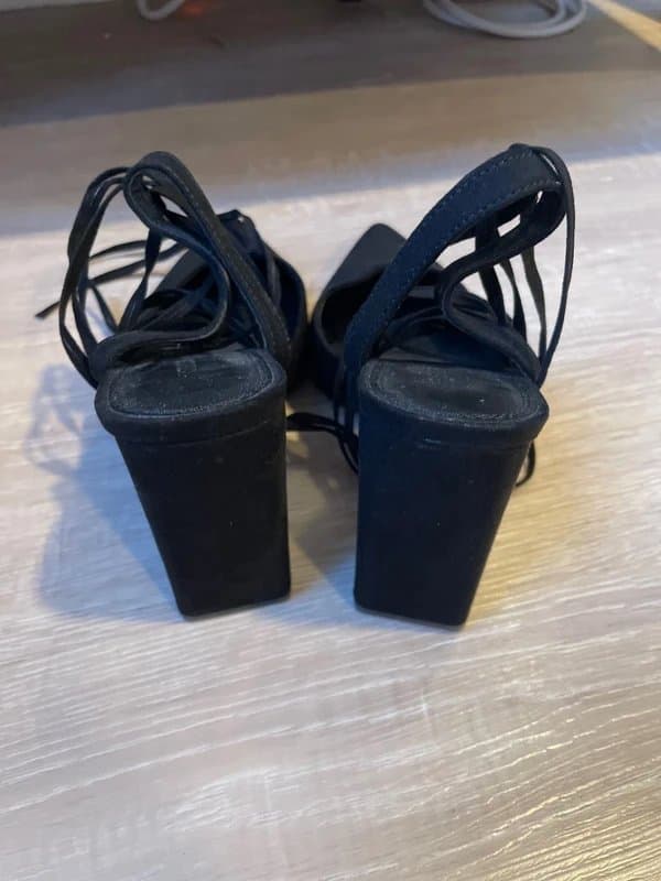 ASOS ASOS size 4 lace up pointed toe heels