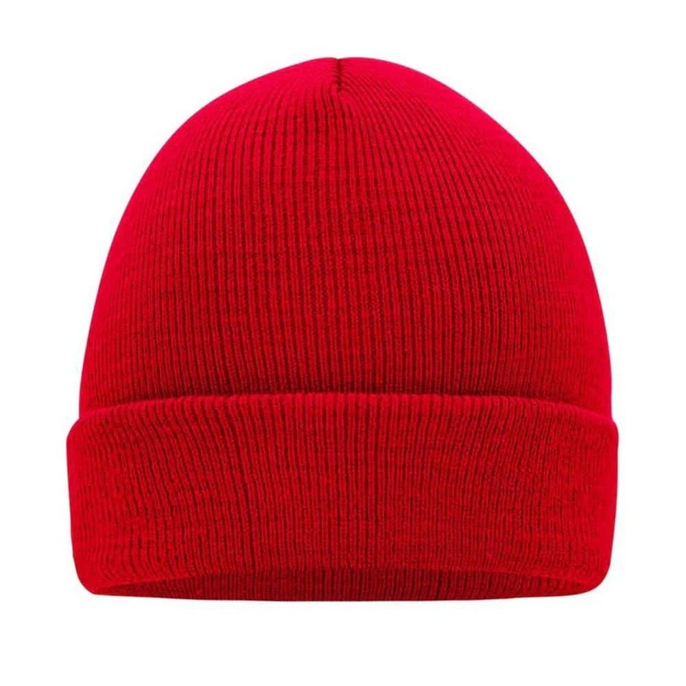 Myrtle Beach Myrtle Beach Men's Knitted Beanie in Red