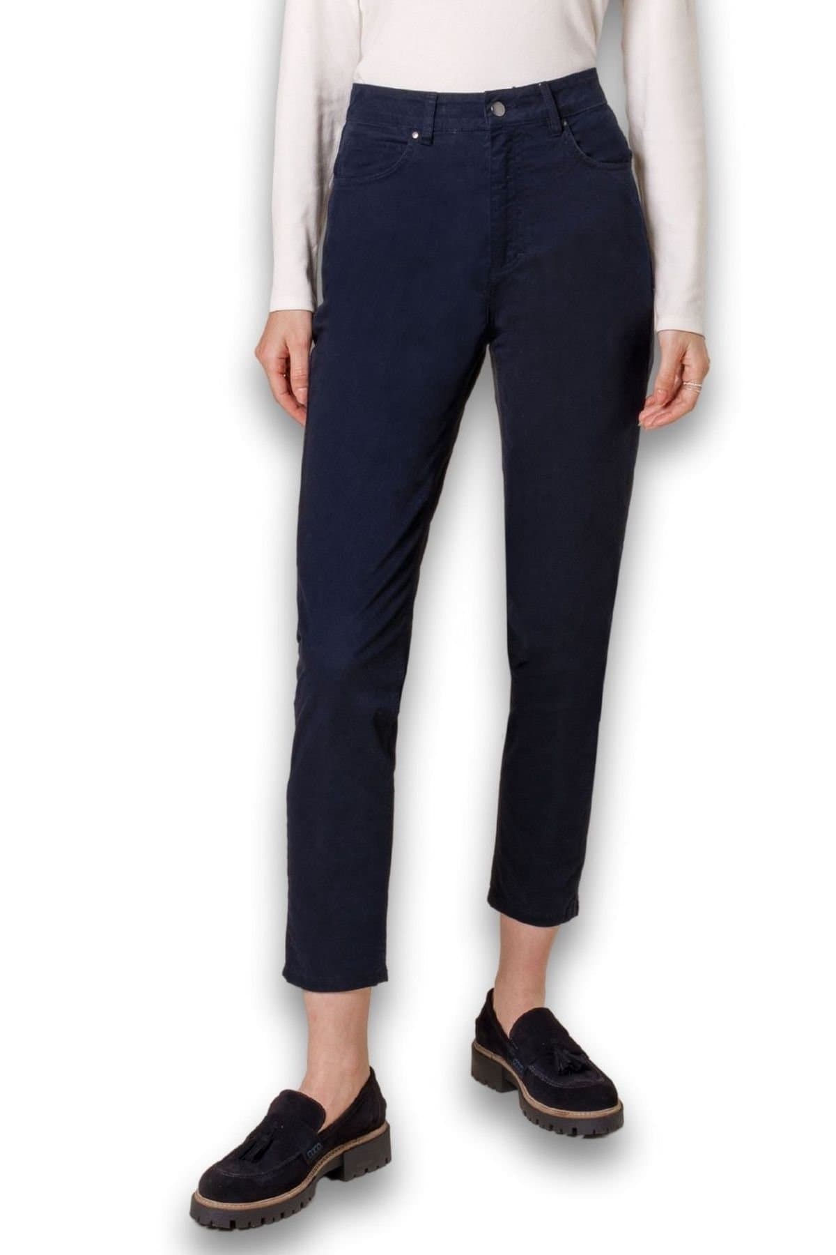 Celtic & Co Celtic & Co Dark Navy Stretch Twill Slim Leg Trousers