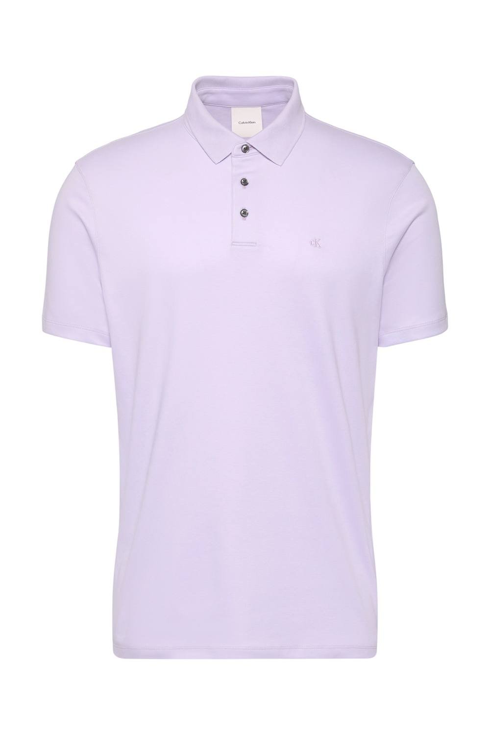 Calvin Klein Calvin Klein Men's Supima Chest Embroidered Polo Island Lilac - 2