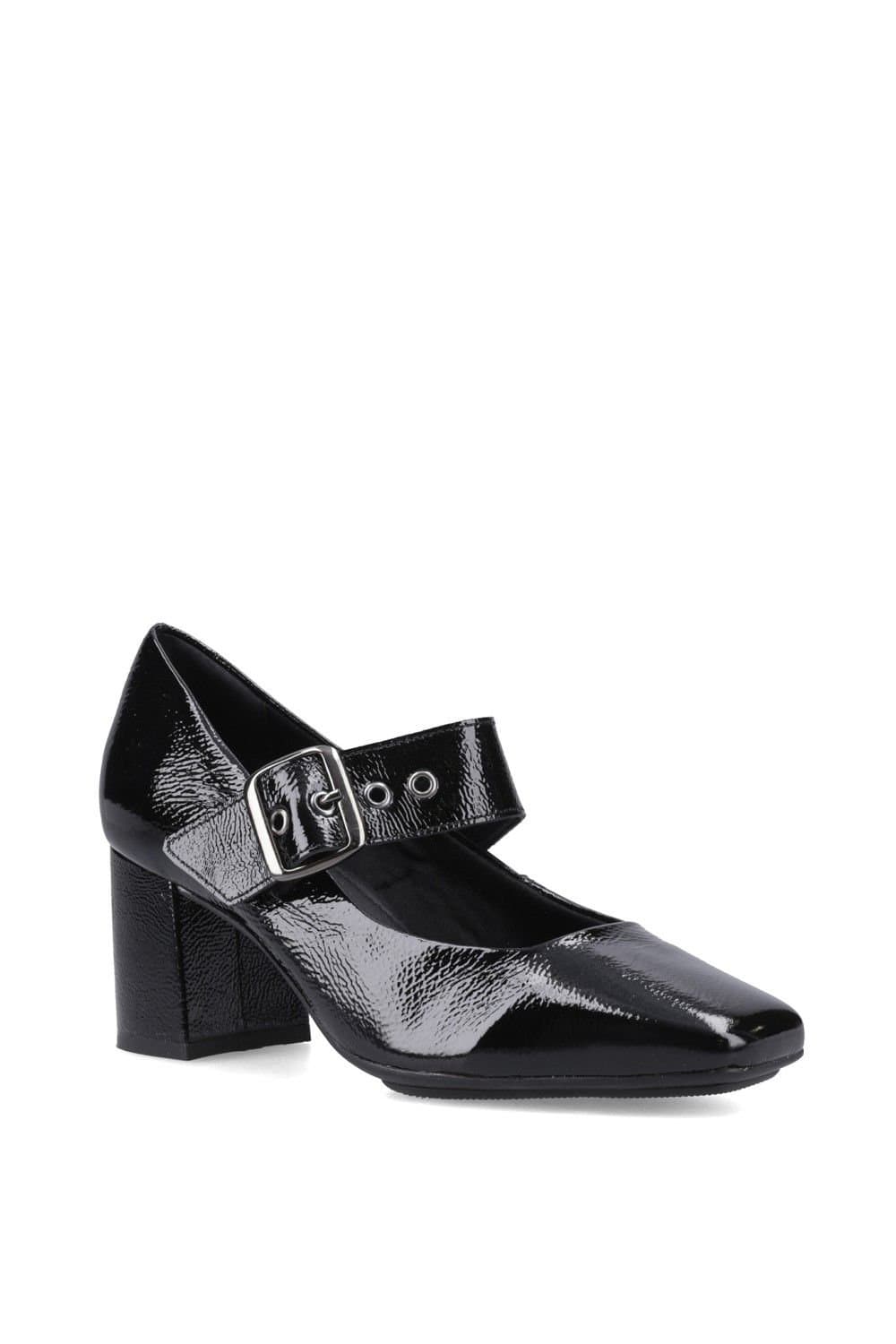 Hush Puppies Hush Puppies Women's Celcilia Buckle Heel in Black