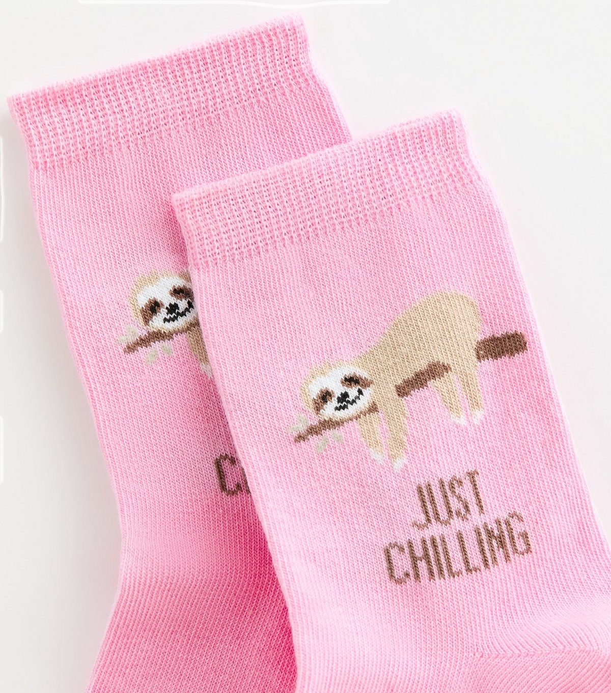 New Look Pink 'Just Chilling' Socks New Look - 2