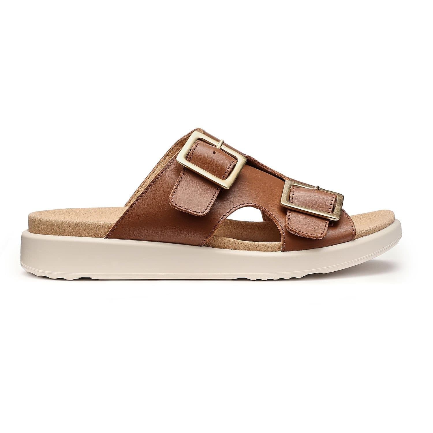 Hotter Hotter Women's 'Corsica' Slip-On Mules in Tan