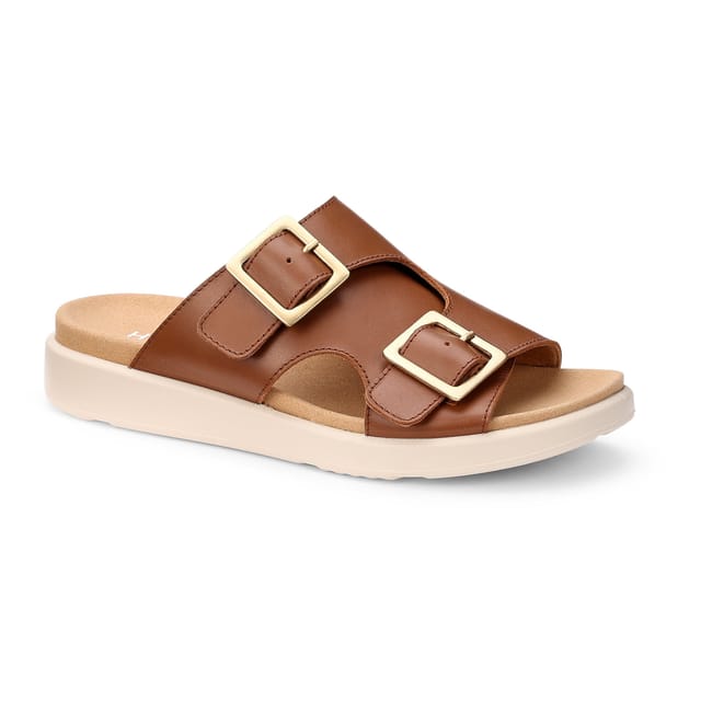 Hotter Hotter Women's 'Corsica' Slip-On Mules in Tan - 2
