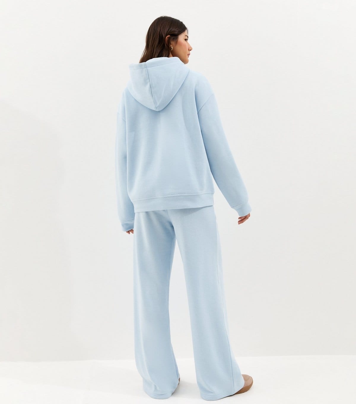 New Look Women's Light Blue Wide Leg Joggers New Look - 4