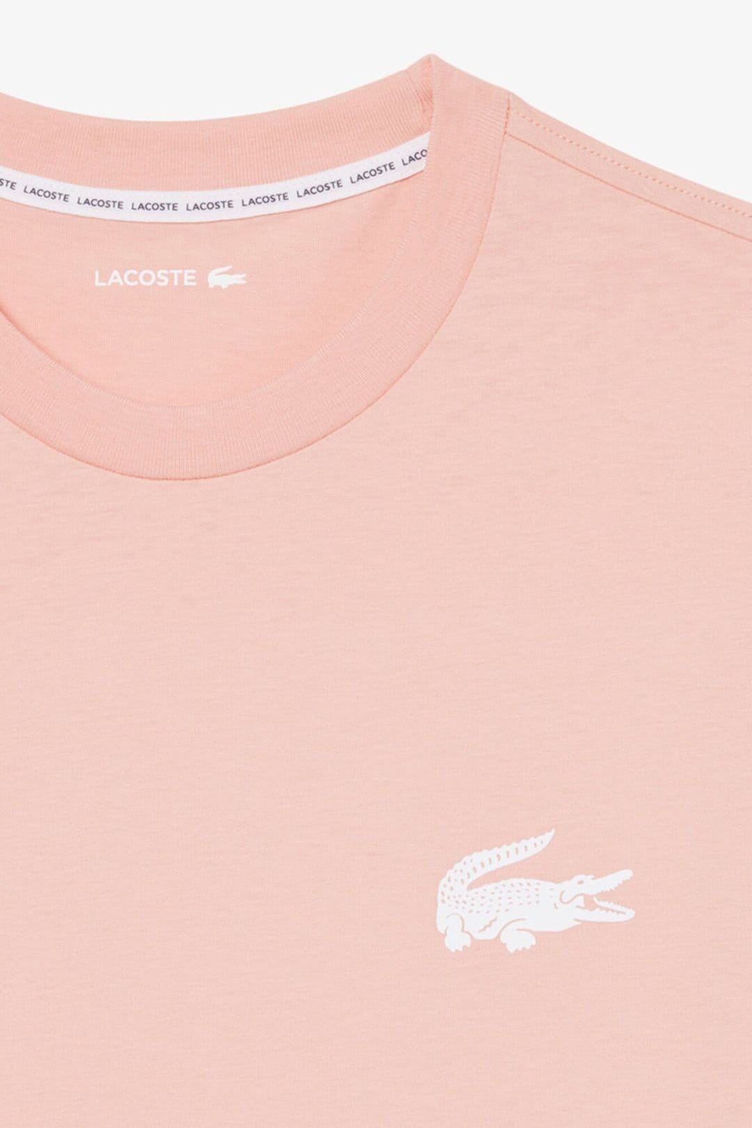 Lacoste Lacoste Men's Logo T-Shirt Coral - 4