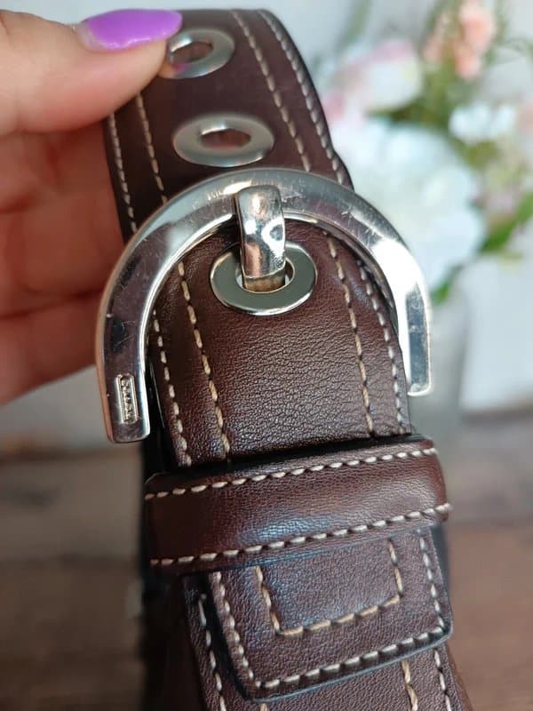 Coach Coach Vintage Y2k Brown Mini Soho Crescent Shoulder Bag Handbag