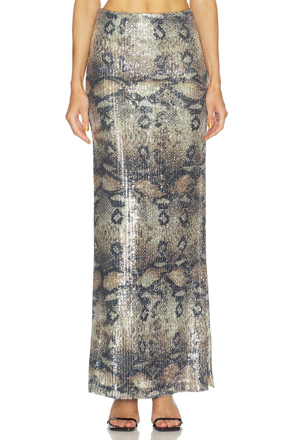 revolve Maxi Slip Skirt