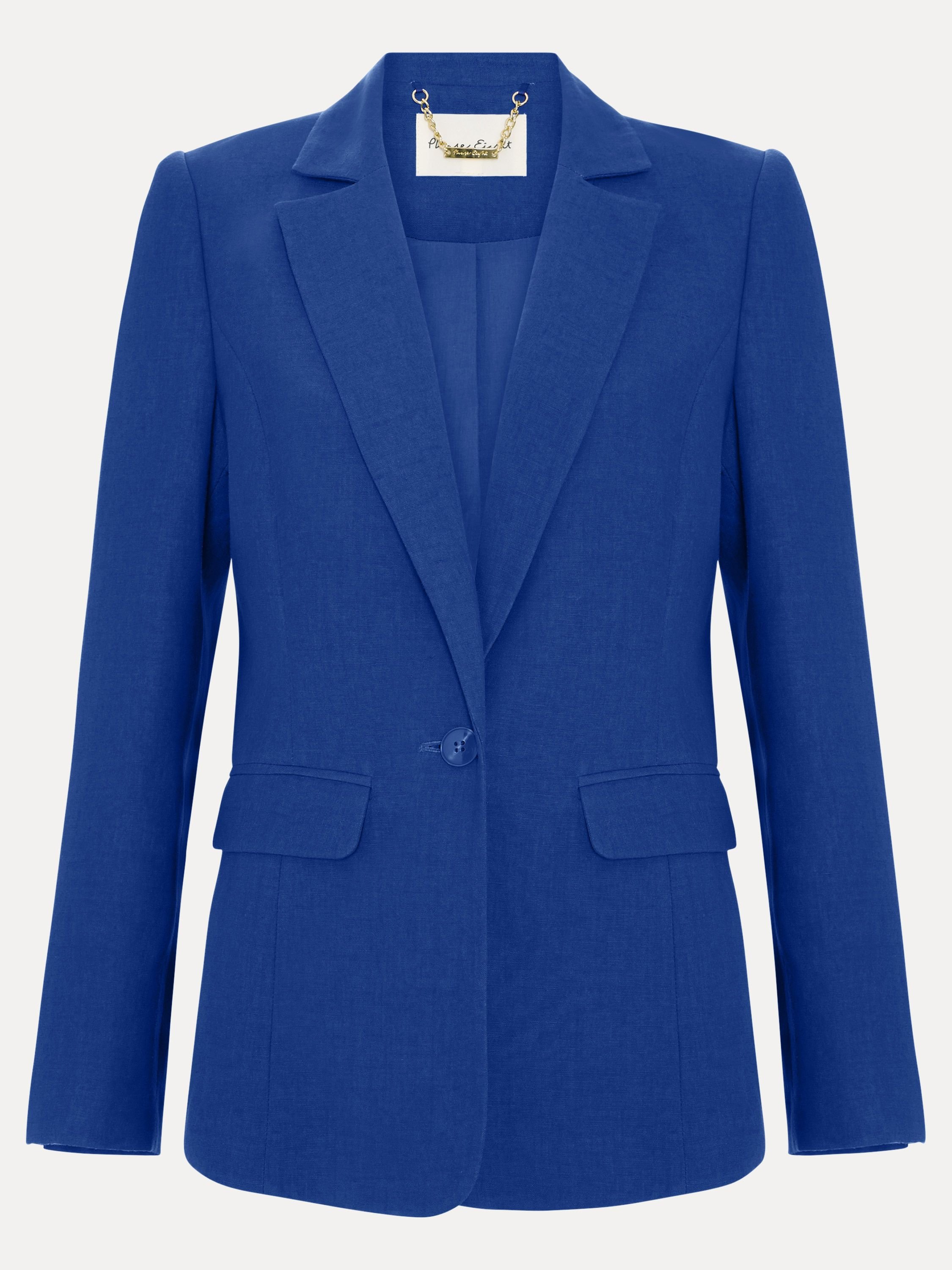 Phase Eight Phase Eight Women's Floette Linen Blazer in Cobalt - 2