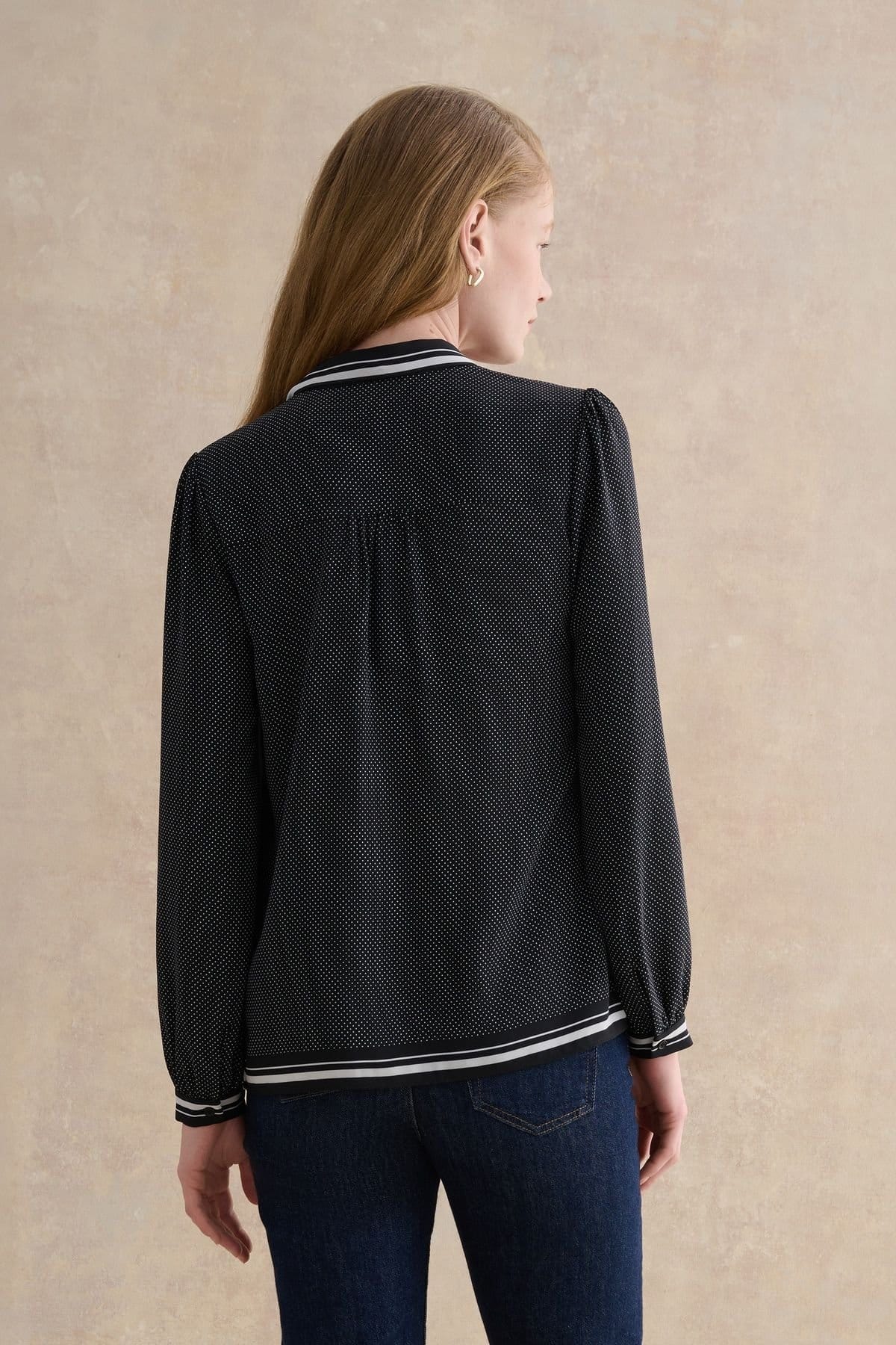 Hobbs London Hobbs London Women's Valerie Tie-Neck Blouse - 4