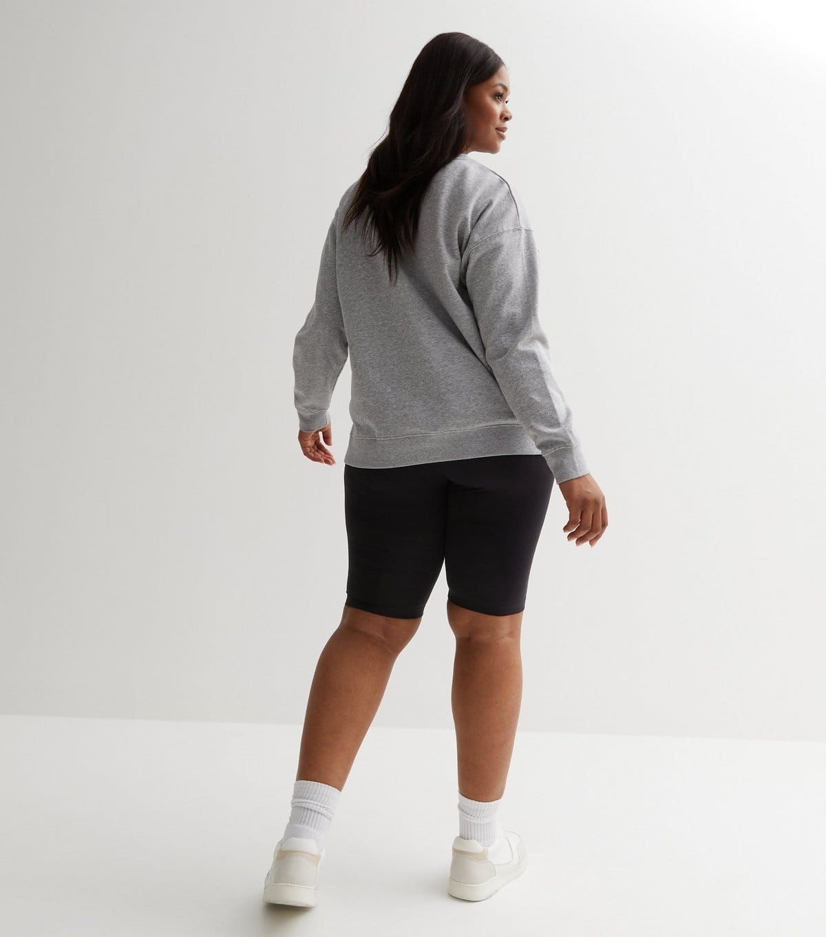 New Look Women's Plus Size 2 Pack Black Cycling Shorts Curves New Look - 4
