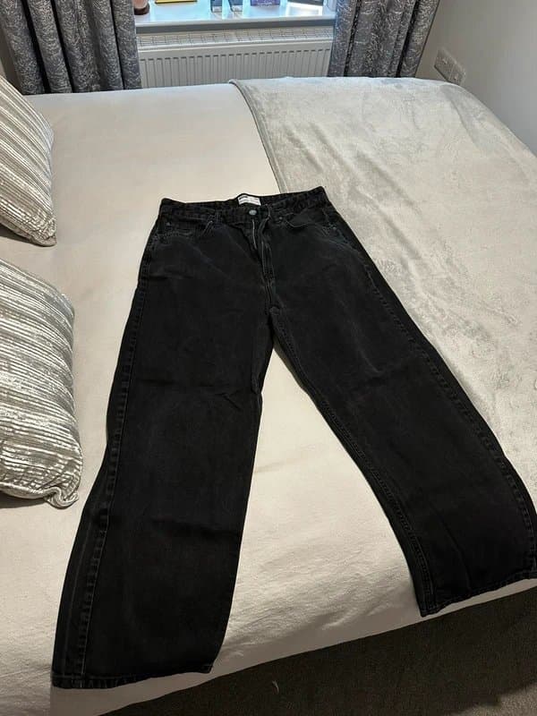 Bershka Bershka black baggy denim jeans