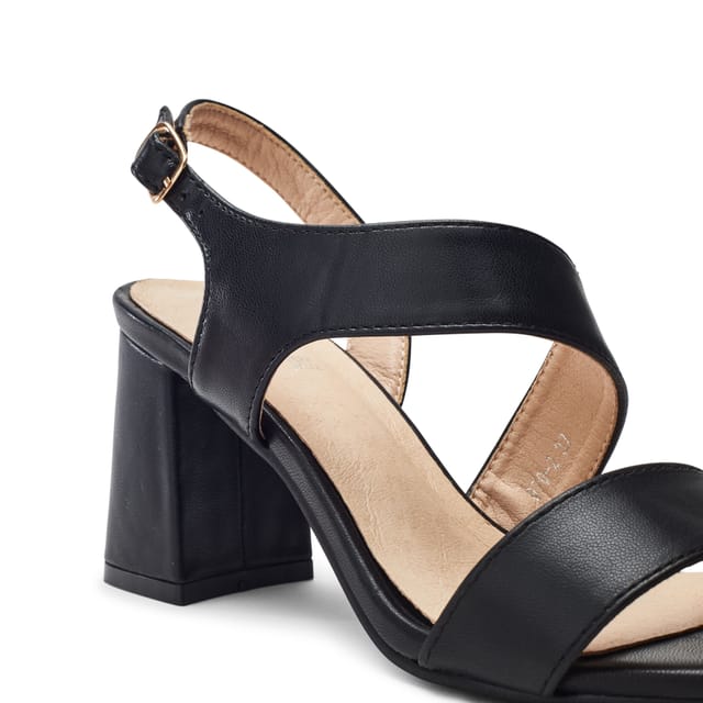 b.soleful b.soleful Women's 'Soreya' Porvair Sandals in Black - 3
