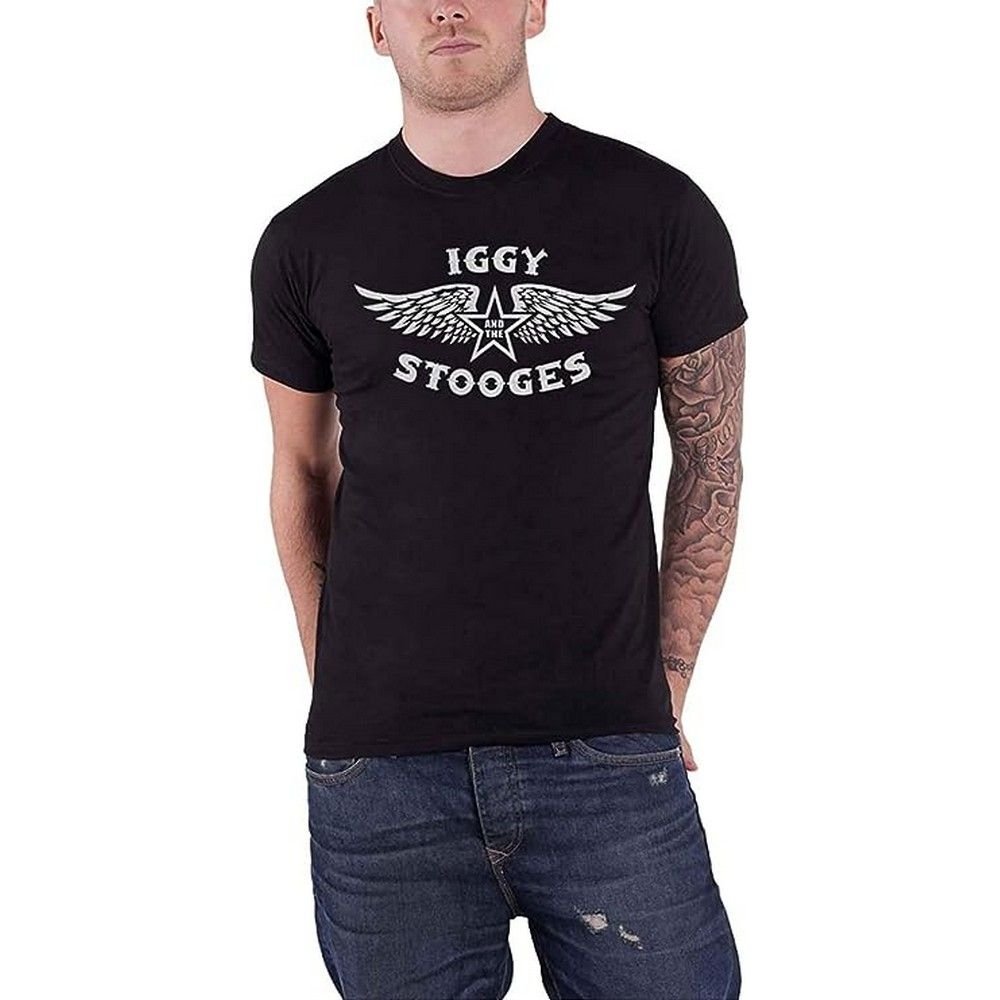 Iggy & The Stooges Iggy & The Stooges Men's Wings T-Shirt in Black - 2