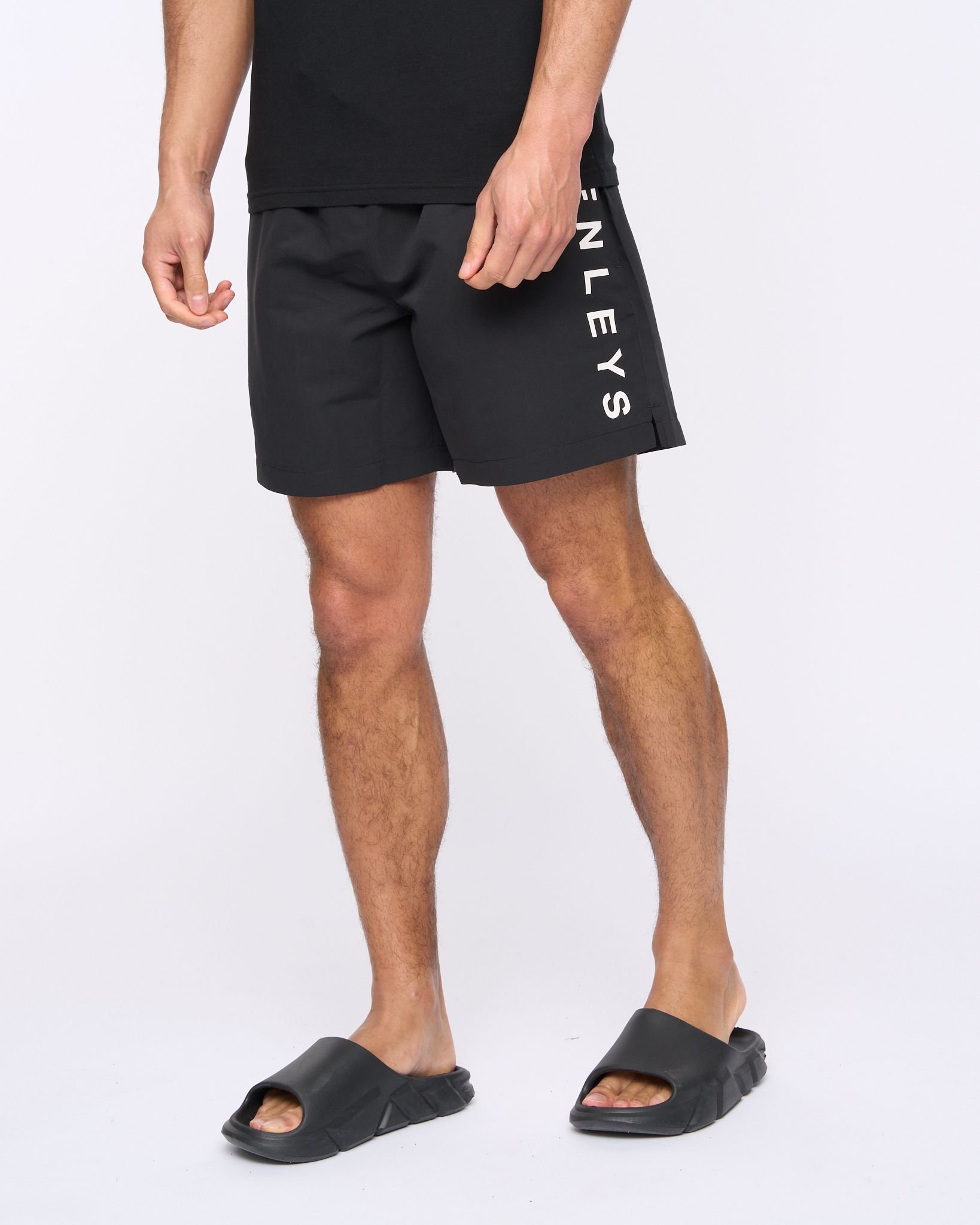 Henleys Henleys Men's Henybold Swim Shorts in Black - 2