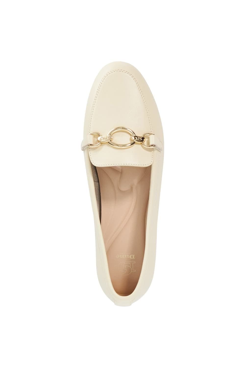 Dune London Dune London Women's 'Gladia' Leather Loafers in Natural - 4