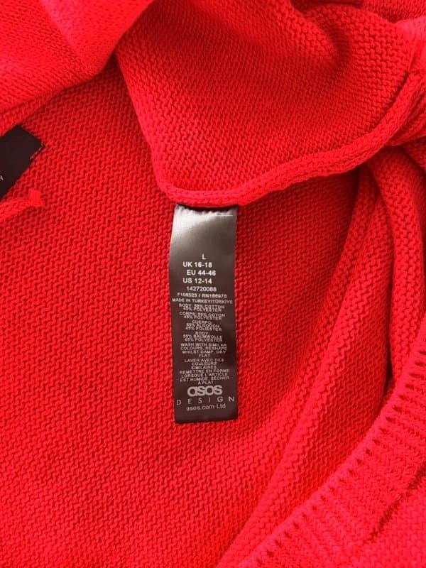 ASOS Design ASOS Design Red Knitted Vest