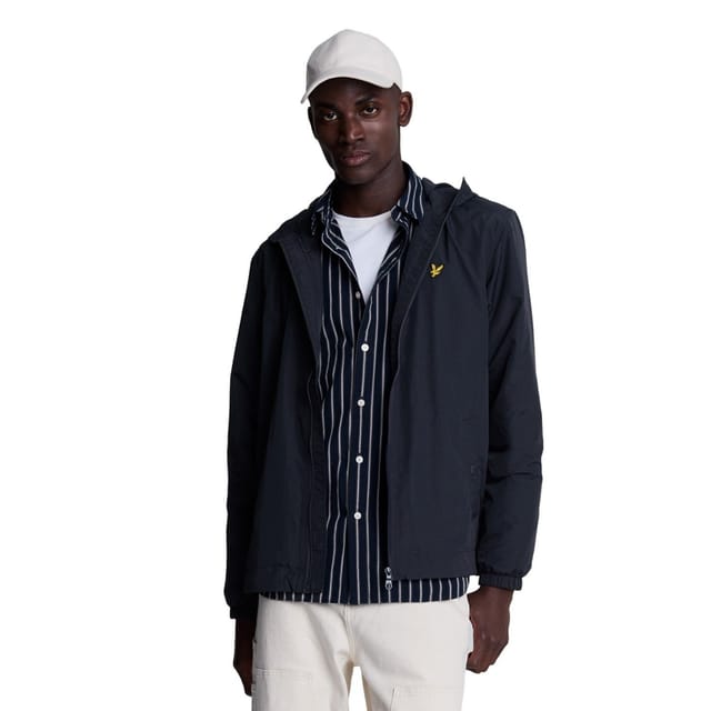 Lyle & Scott Lyle & Scott Men's Hooded Full Zip Jacket in Dark Navy - 3