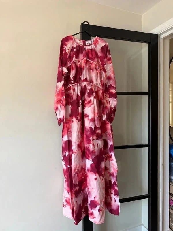 ASOS Design Brand new ASOS design maxi dress blurred rose print