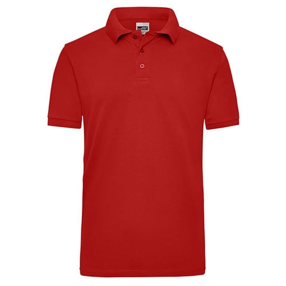 James and Nicholson James and Nicholson Men's Workwear Polo Shirt in Red