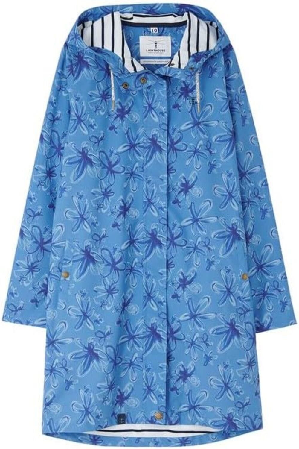 Lighthouse Clothing Lighthouse Clothing Women's Long Beachcomber Jacket Spring Summer Outdoor Coat in Mid Blue - 2