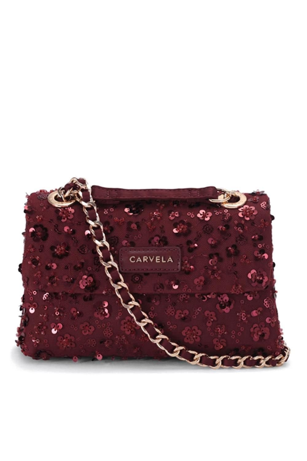 Carvela Carvela Women's 'Rosa Chain Shoulder' Bag in Red