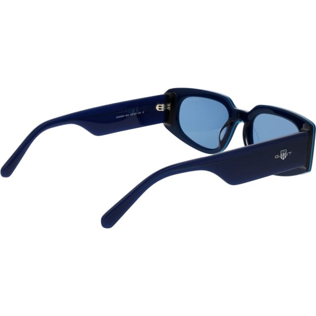 Gant GANT Men's GA00001 5392V Round/Oval Sunglasses in Blue - 3