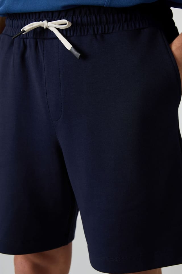 Tommy Life Tommy Life Men's Cotton-polyester Sweat Shorts in Navy - 3