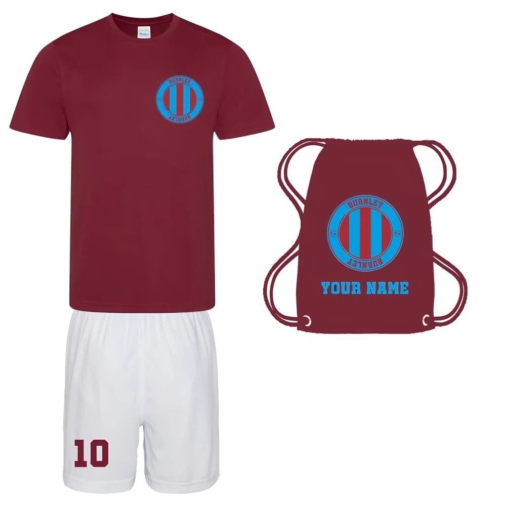Burnley Men's Training Kit Package in Crimson