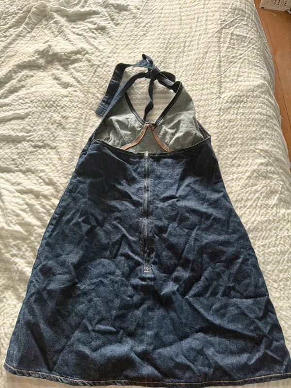 ASOS ASOS halter neck denim dress