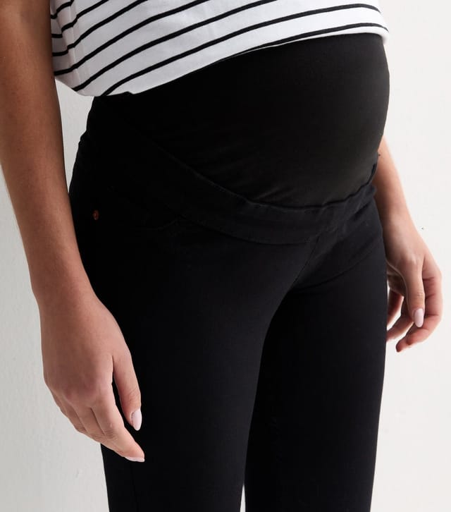 New Look Women's Maternity Black Lift & Shape Over Bump Emilee Jeggings New Look - 2