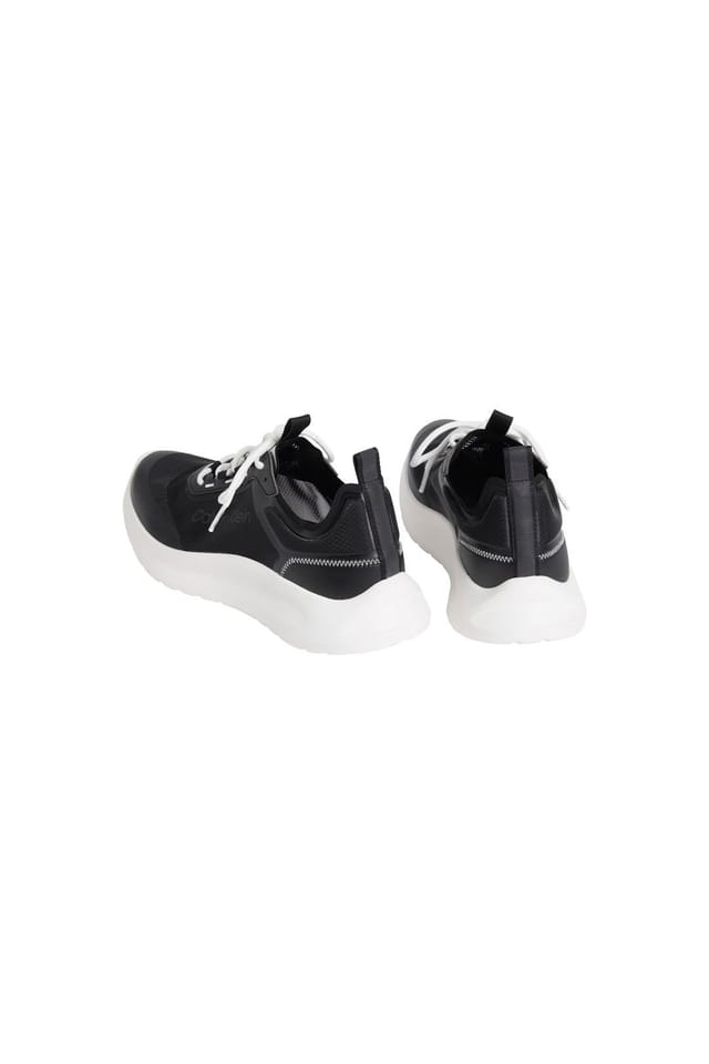 Calvin Klein Calvin Klein Men's Light Runner Mesh Trainers Black Bright White - 3